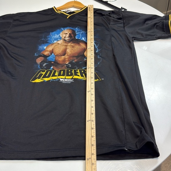 Vintage 1998 WCW Goldberg Rare Wrestling Jersey T Shirt XL - Picture 6 of 7